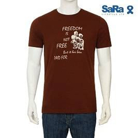 SaRa Men's T -Shirt Brown