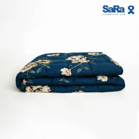 SaRa SARA COMFORTER (COMFORTER2-BLUE PRINTED)