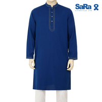 SaRa Mens Panjabi (MPJ712FC-Navy), Size: S