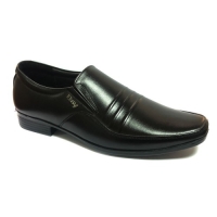 Bay Mens Casual Black Shoes