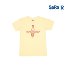 SaRa Boys T Shirt (BTS72FKB-LT. YELLOW), Baby Dress Size: 5-6 years