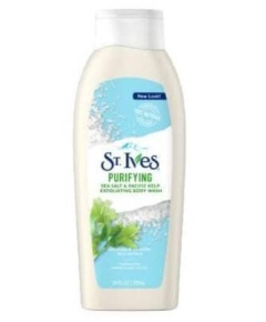 St. Ives Purifying Sea Salt And Pacific Kelp Exfoliating Body Wash