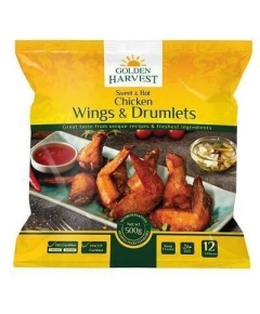 Golden Harvest Sweet & Hot Wings and Drumlets 500gm