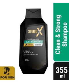 Studio X Clean & Strong Shampoo for Men 355ml