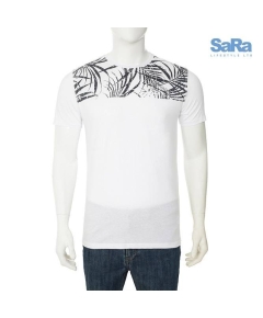 SaRa Mens T -Shirt White