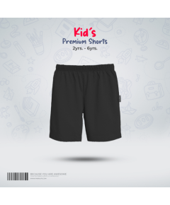 Fabrilife Kids Premium Shorts- Charcoal