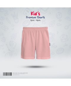 Fabrilife Kids Premium Shorts- Light-pink