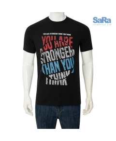 SaRa Mens T -Shirt Black