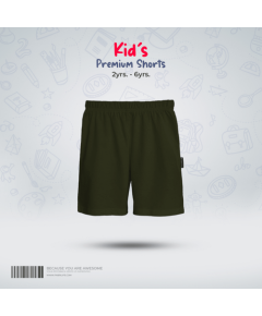 Fabrilife Kids Premium Shorts- Olive