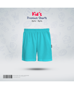 Fabrilife Kids Premium Shorts- Sky-blue