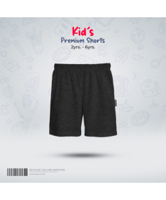 Fabrilife Kids Premium Shorts-anthramelange