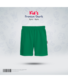 Fabrilife Kids Premium Shorts- Green