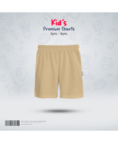 Fabrilife Kids Premium Shorts- Tan