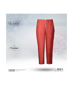 Fabrilife Womens  Premium Trouser-Aurora-Red