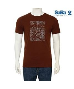 SaRa Men's T -Shirt Chocolate