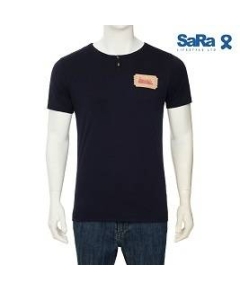 SaRa Men's T -Shirt Navy