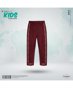 Fabrilife Girls Premium Trouser| Redwine