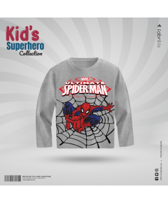 Fabrilife Kids Premium Full Sleeve | Spiderman