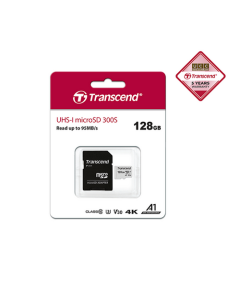 Transcend 128GB USD300S-A UHS-I U3A1 MicroSD Card with Adapter