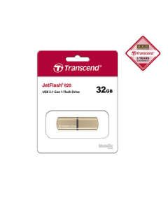 Transcend 32GB JetFlash 820 USB 3.1 Gen 1Pen Drive Gold