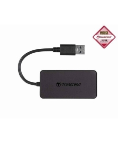 Transcend TS-Hub2K USB 3.1 Gen 1 Gen 1 Hub With Different Connector Type-A Black