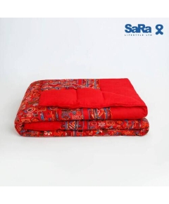 SaRa SARA COMFORTER (COMFORTER4-Red Printed)