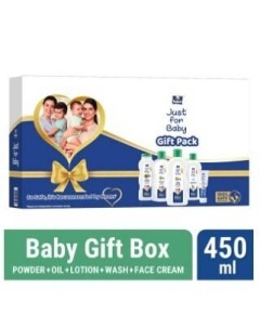 Parachute Just For Baby Baby Gift Box 450ml (Powder + Oil + Lotion + Wash + Face Cream)