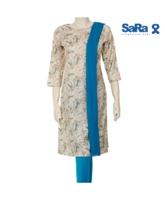 SaRa Ladies Ethnic 3 pcs (SSIND13B-Golden)