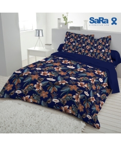 SaRa Bedsheet (BSPC220B-Navy)