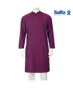 SaRa Men Panjabi (MPJ91FBA-Royal Blue)