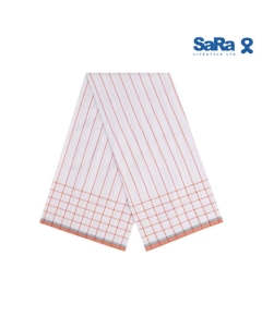 SaRa Mens Lungi (SLNRJ02-Golden & White)