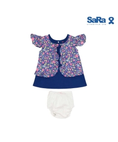 SaRa Girls Tops (MGNF5CK-Blue)