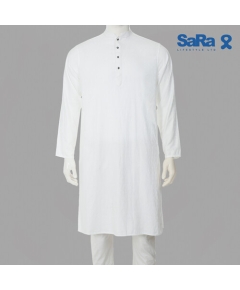 SaRa Mens Panjabi (MPJ212FCB-White)