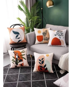 5 piece Soft Velvet Cushion Cover- Cushion Cover