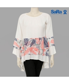 SaRa Ladies Fashion Tops (WFT26FDA-White)