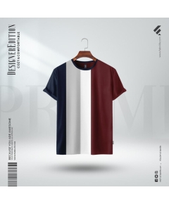 Fabrilife Mens Premium Designer Edition T-Shirt | Maroon