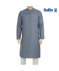 Sara Mens panjabi Deep blue, Size: S