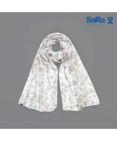 SaRa Ladies Scarf (WSC11YDK-OFF WHITE)