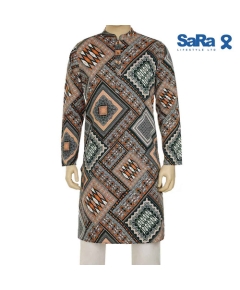 SaRa Mens Panjabi (MPJ662ACB-Printed), Size: S