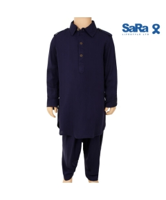 SaRa Boys Kabli Set (MIN2BKB22FCAK-Navy), Baby Dress Size: 2-3 years