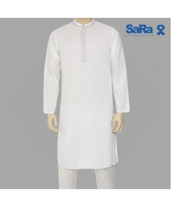 SaRa Mens Panjabi (MIN1MPJ182FCB-Natural), Size: S