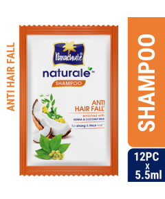 Parachute Naturale Anti Hair Fall Shampoo (5.5ml X 12 pcs)