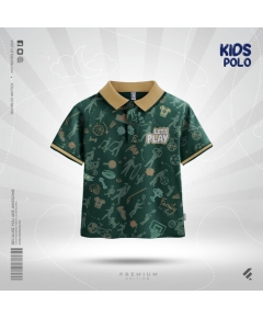 Kids Premium Polo T-Shirt - Lets play