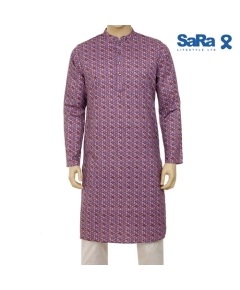 SaRa Mens Panjabi (MPJ53PCF-Printed), Size: M