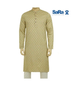 SaRa Mens Panjabi (MPJ53PCA-Printed), Size: S