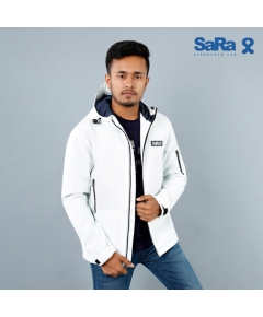 SaRa Mens Jacket (MJK22WJC-White), Size: M