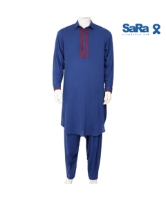 SaRa Mens Kabli set (MIN1MKB32FCB-Blue), Size: S