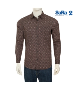 SaRa Mens Casual Shirt (MCS523FCB-Printed), Size: S