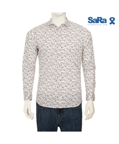 SaRa Mens Casual Shirt (MCS263FC-Printed), Size: S