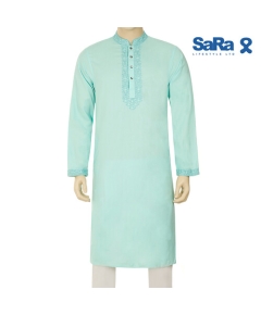 SaRa Mens Panjabi (MPJ213FMA-Mint), Size: S